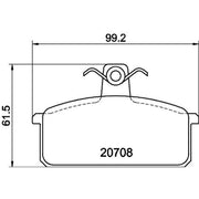 Mintex Front Brake Pad Set MDB1189