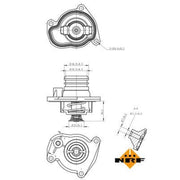 NRF Thermostat,Coolant 725008