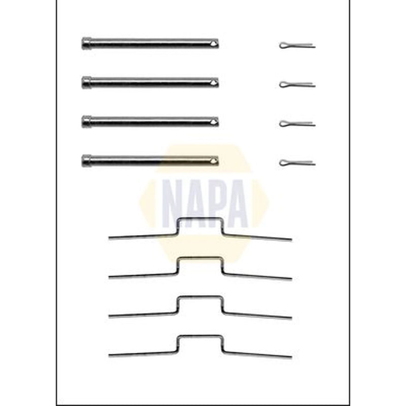NAPA Brake Pad Accessory Fitting Kit Front NFK1366