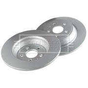Borg & Beck 2 x Solid Rear Brake Discs BBD5422