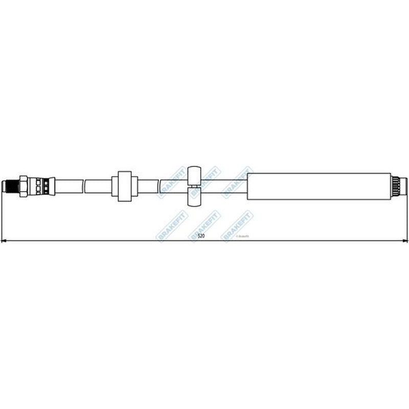 Apec Brake Hydraulic Hose Line Front BHO4220