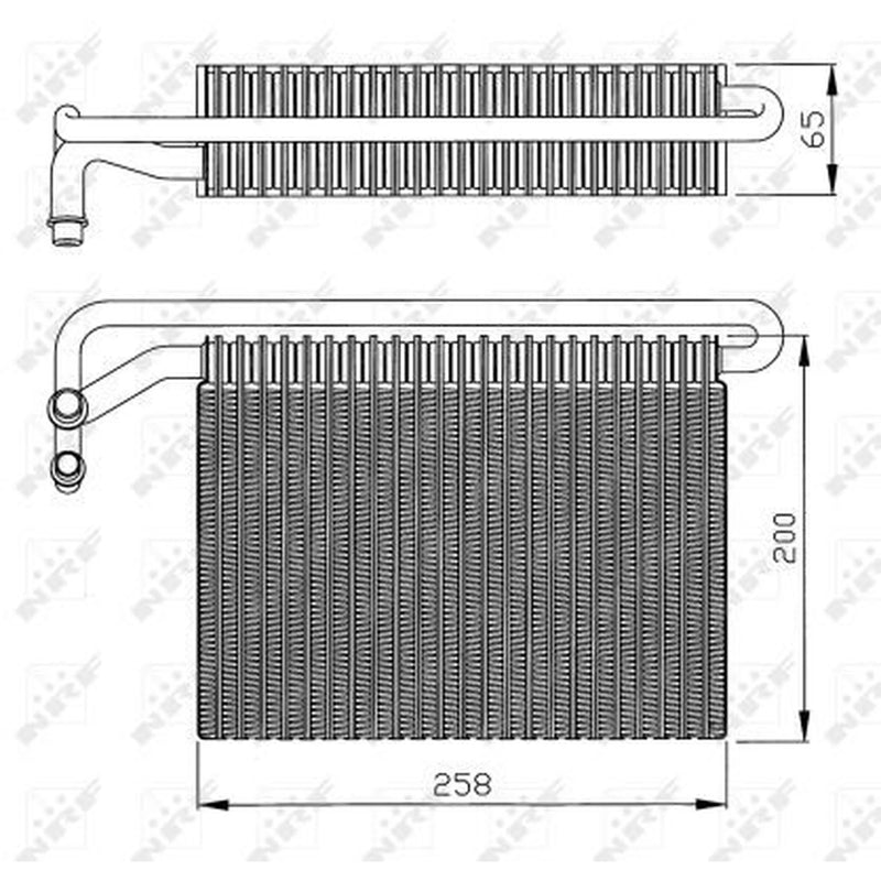 NRF Air Conditioning Evaporator 36096