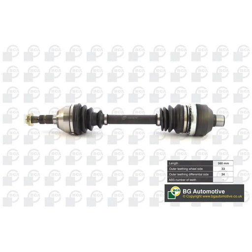 BGA CV Drive Shaft Driveshaft Front Right DS9516R
