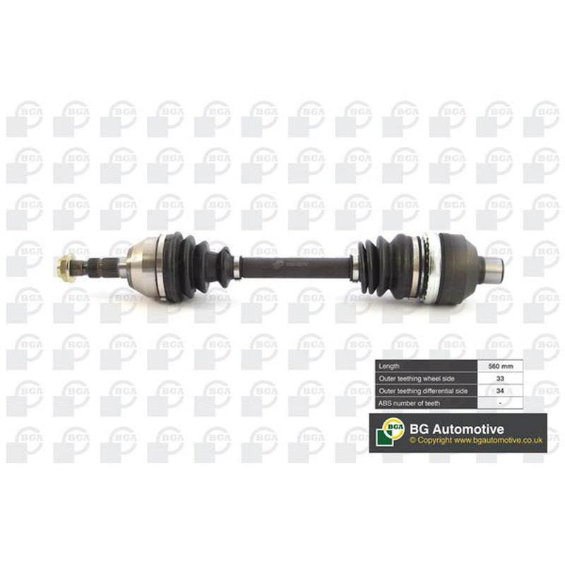 BGA CV Drive Shaft Driveshaft Front Right DS9516R