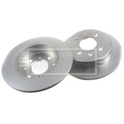 Borg & Beck 2 x Solid Rear Brake Discs BBD4093