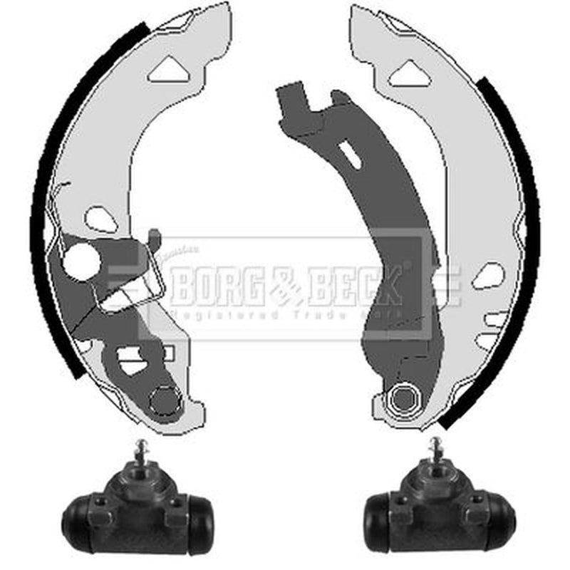 Borg & Beck Brake Shoe Set Axle Kit BBS1028K