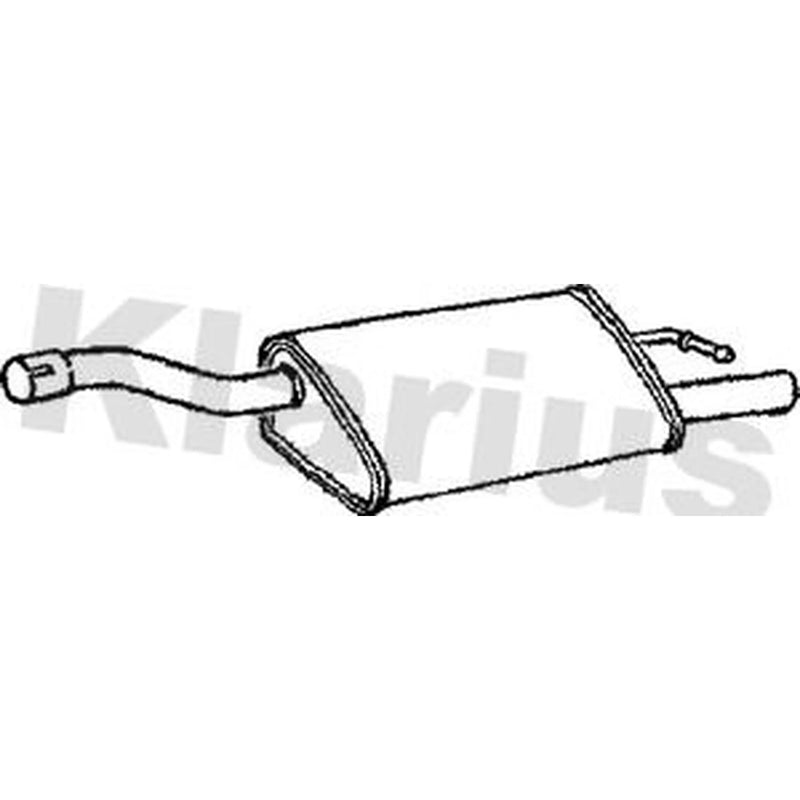 Klarius Box With Tail Pipe Rear FE697J