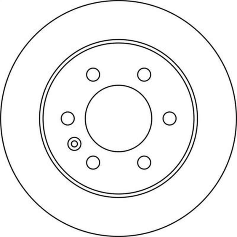 Abtex 2 x Solid Rear Brake Discs BD2191S