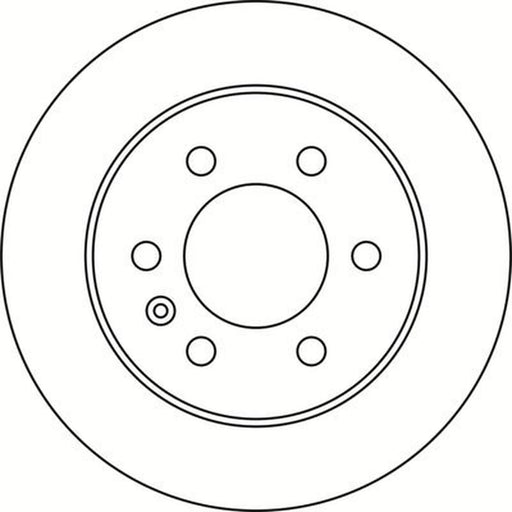 Abtex 2 x Solid Rear Brake Discs BD2191S