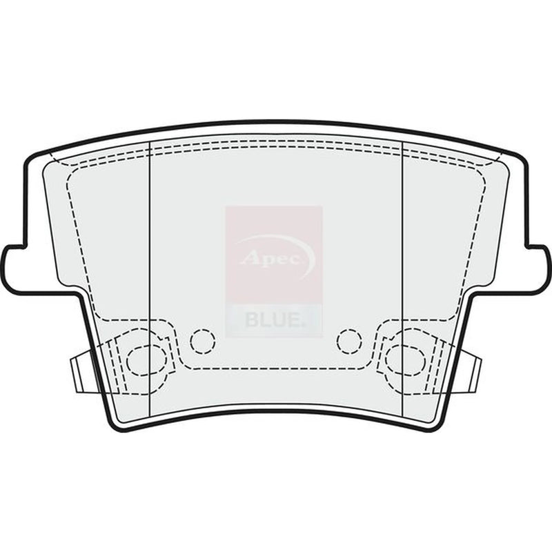 Apec Rear Brake Pad Set PD3616