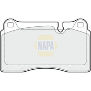 NAPA Front Brake Pad Set NBP1582