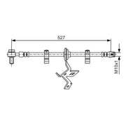 Bosch Brake Hydraulic Hose Line Front Left 1 987 476 041