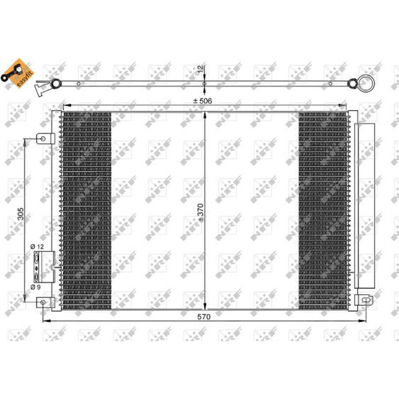 NRF Air Conditioning Condenser 35753