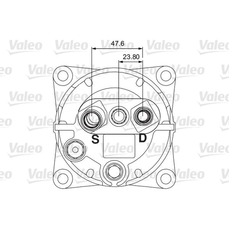 Valeo Air Conditioning Compressor 700855