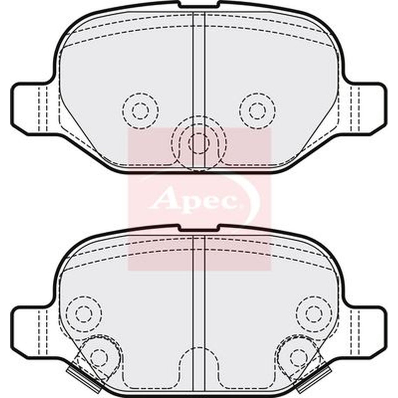 Apec Brake Pad Set PAD2058