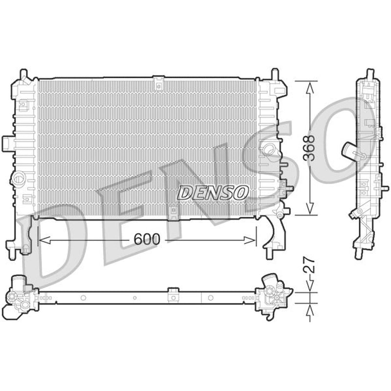 Denso Engine Radiator DRM20106
