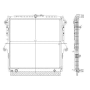 NRF Engine Radiator 560001