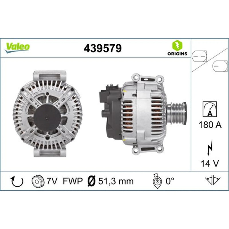 Valeo Car Alternator 12V 439579