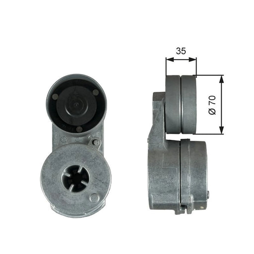 Gates Auxiliary Belt Tensioner T38723