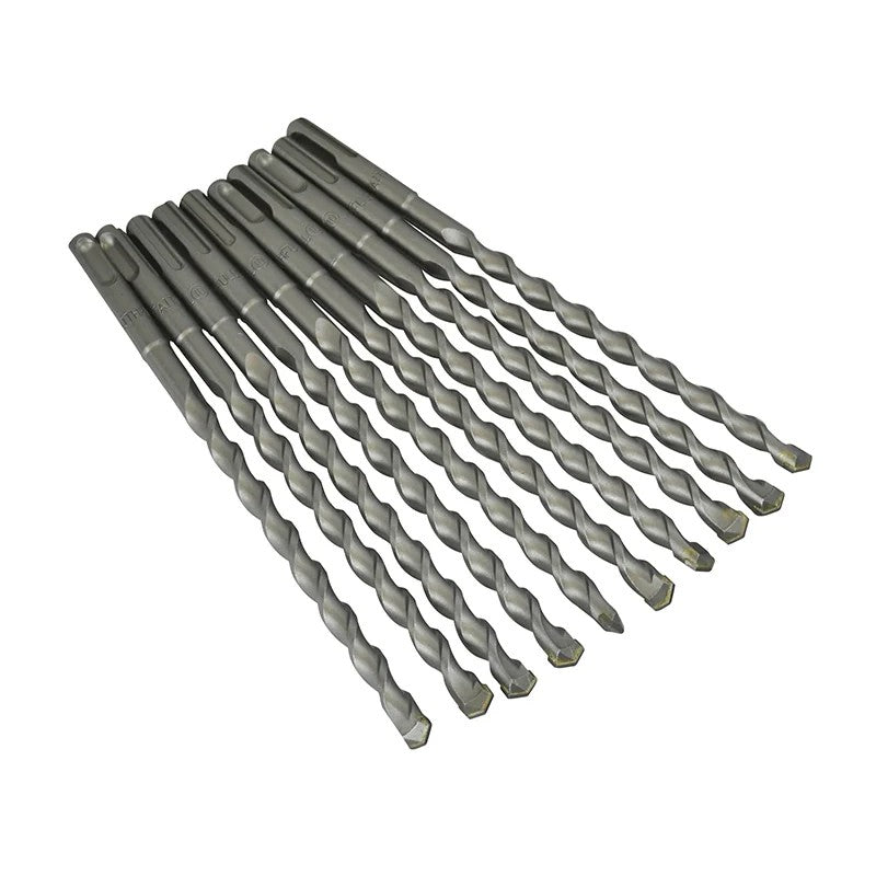 Faithfull SDS Plus Drill Bit OL: 210mm WL: 150mm Bulk 10 8-10mm