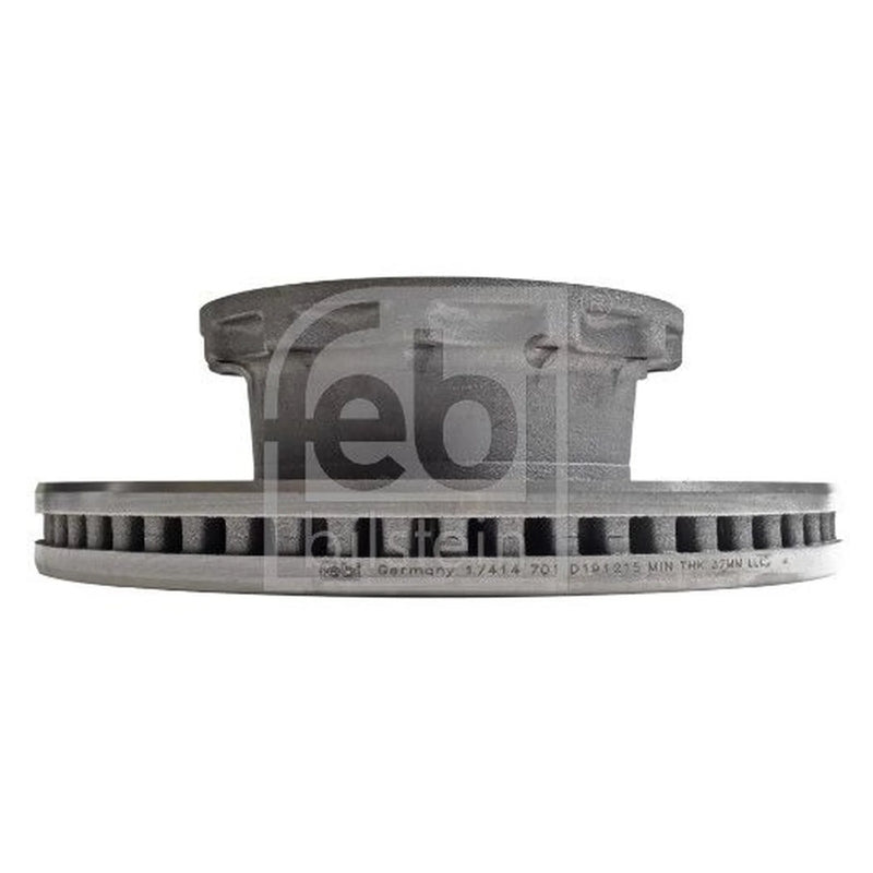 Febi 2 x Internally Vented Front Brake Discs 17414