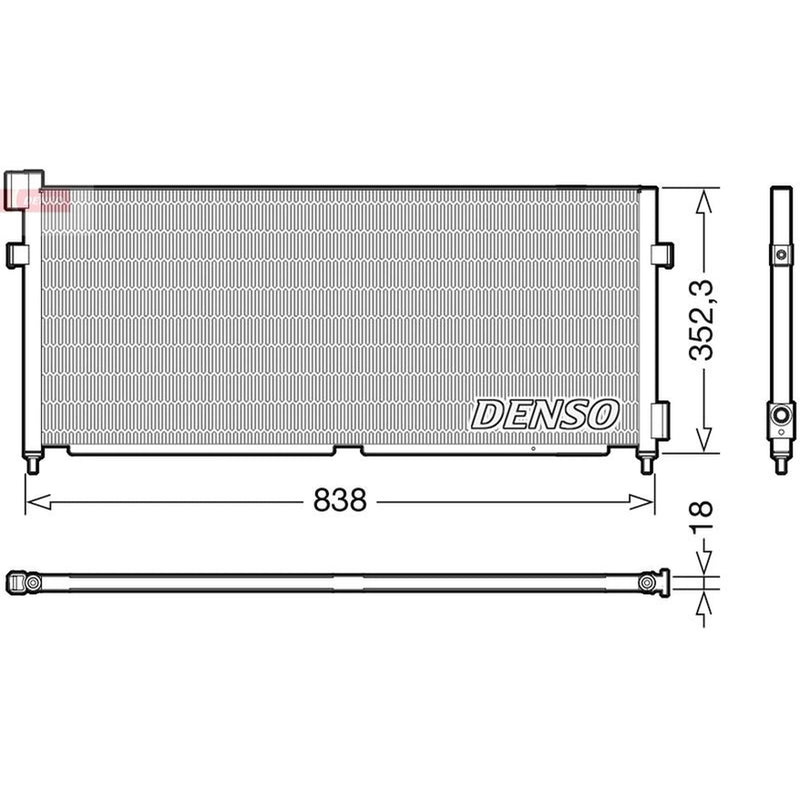 Denso Air Conditioning Condenser DCN99052