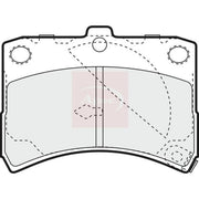 Apec Front Brake Pad Set PAD1138