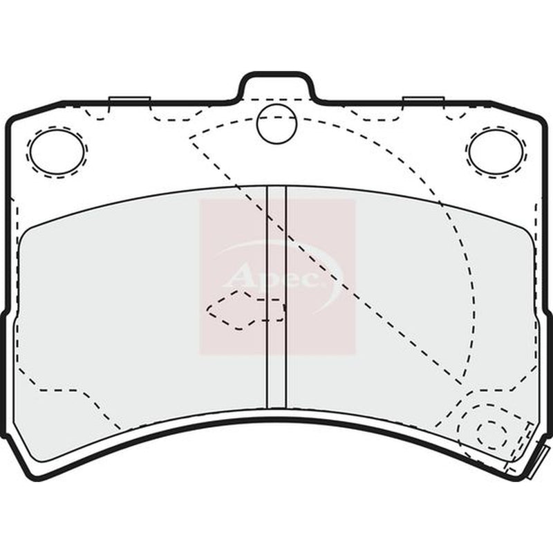 Apec Front Brake Pad Set PAD1138