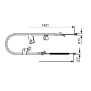 Bosch Handbrake Cable Right Rear 1 987 477 919