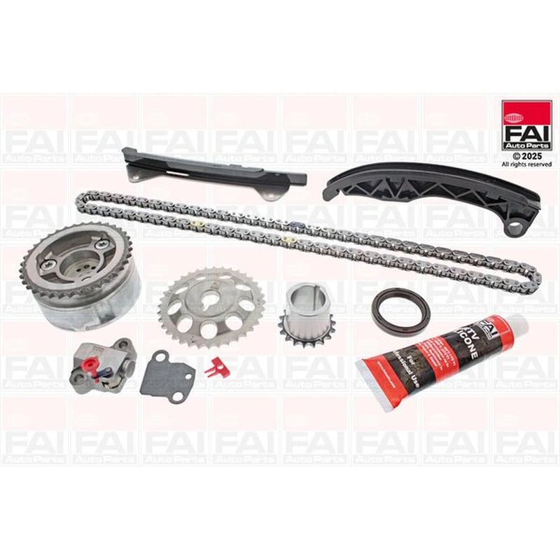 FAI 9 x Timing Chain Kit Set 124 Links TCK80VVT