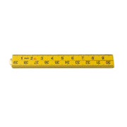 Hultafors G64-1-4-16 Polycarbonate Folding Rule 1m - 201324