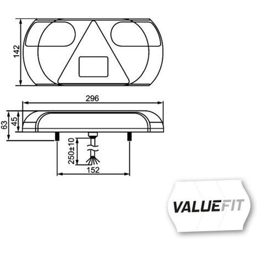 Hella Tail Light / Lamp LED Right 2VP 357 016-121