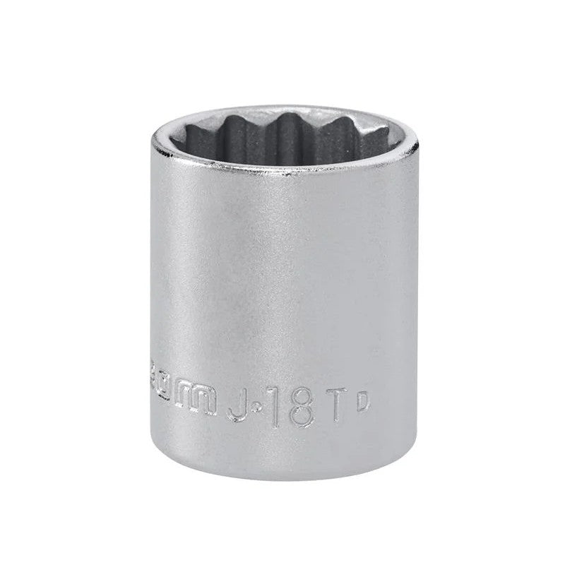 Facom J.18T 12 Point Standard Socket 3/8in Drive 18mm - J.18T