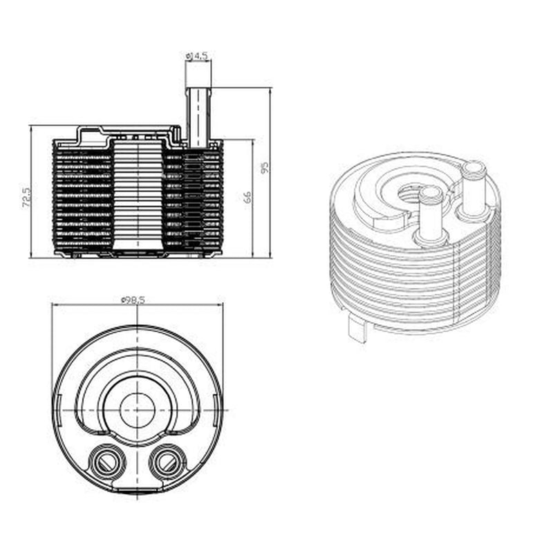 NRF Engine Oil Cooler 31819