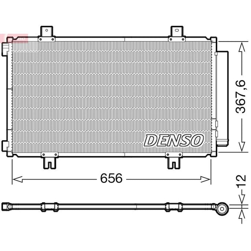 Denso Air Conditioning Condenser DCN47009