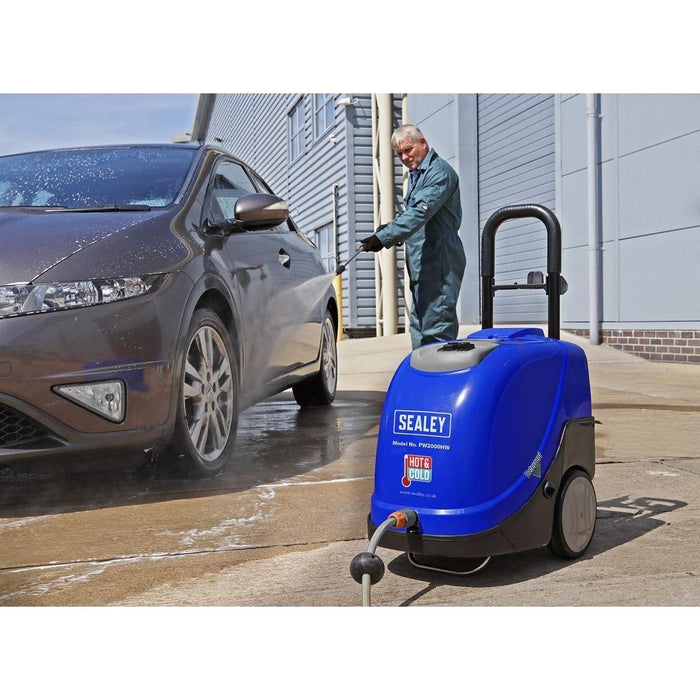 Sealey Hot Water Pressure Washer 135bar 230V PW2000HW Sealey  - Town Parts