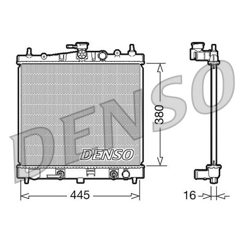 Denso Engine Radiator DRM46021