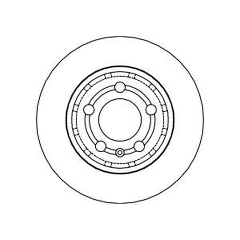 Abtex 2 x Vented Rear Brake Discs BD868V