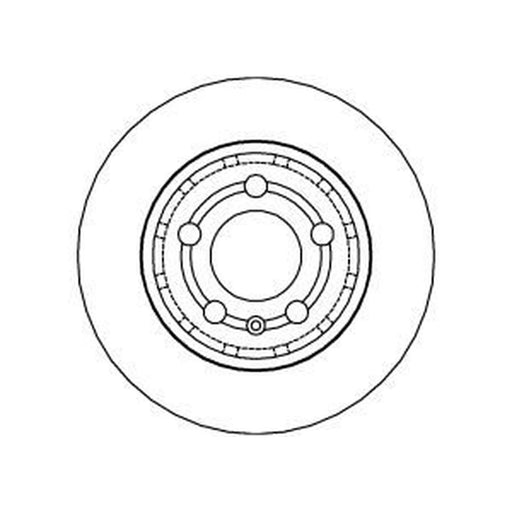 Abtex 2 x Vented Rear Brake Discs BD868V