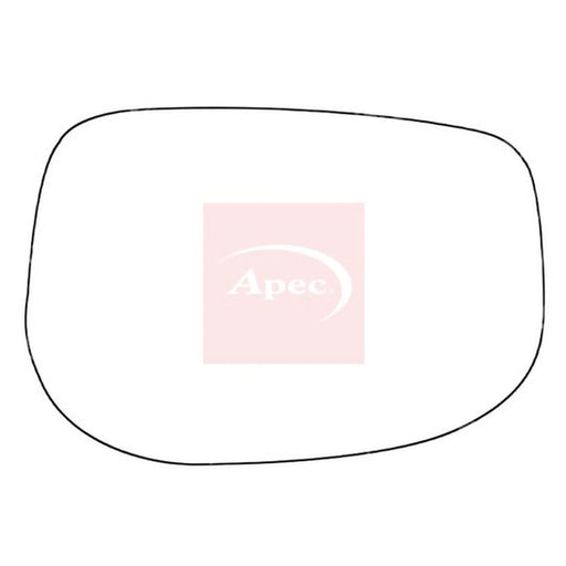 Apec Exterior Wing Mirror Glass Right AMS2598