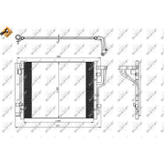 NRF Air Conditioning Condenser 35986