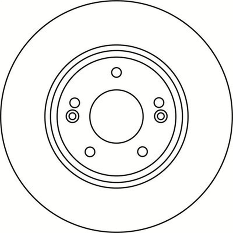 Abtex 2 x Vented Front Brake Discs BD1655V