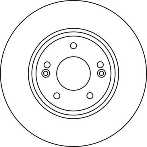 Abtex 2 x Vented Front Brake Discs BD1655V