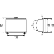 Hella Headlight Headlamp H4 Left 1AB 008 888-051