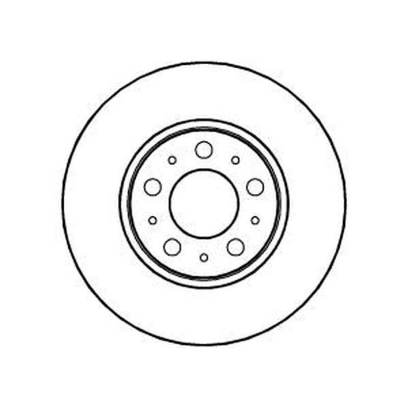 Abtex 2 x Vented Front Brake Discs BD857V