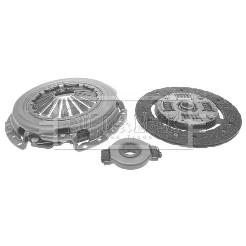 Borg & Beck Clutch Kit Set 3pc 200mm HK6399