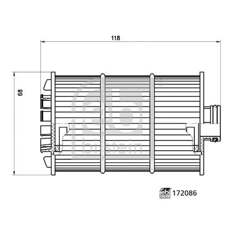 Febi Engine Oil Filter 172086