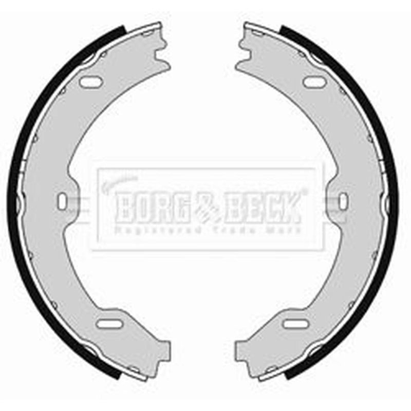 Borg & Beck Parking Brake Shoe Set BBS6393