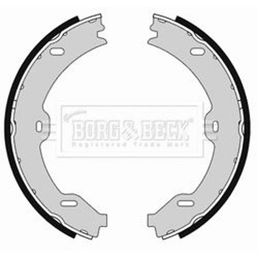 Borg & Beck Parking Brake Shoe Set BBS6393