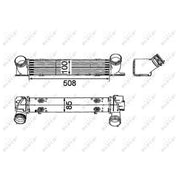 NRF Intercooler (Charge Air Cooler) 30797
